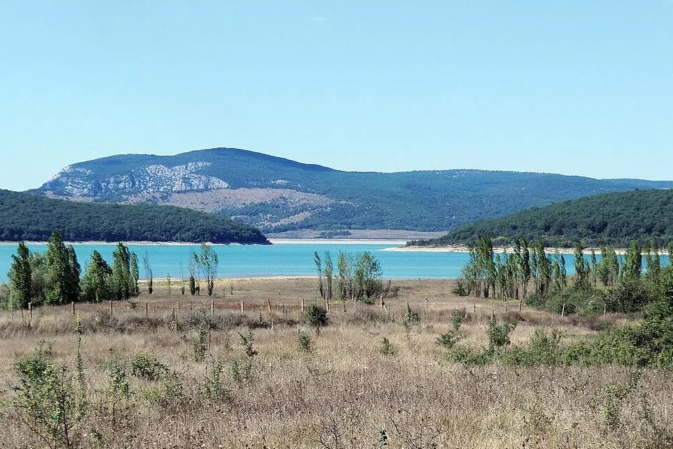 Чернореченское водохранилище Крым