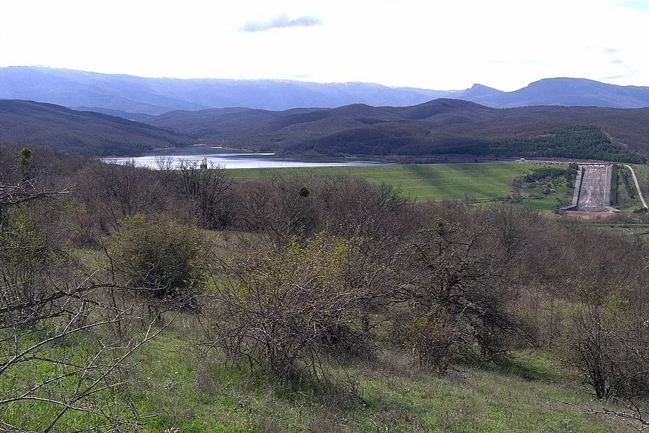 Загорское водохранилище Крым
