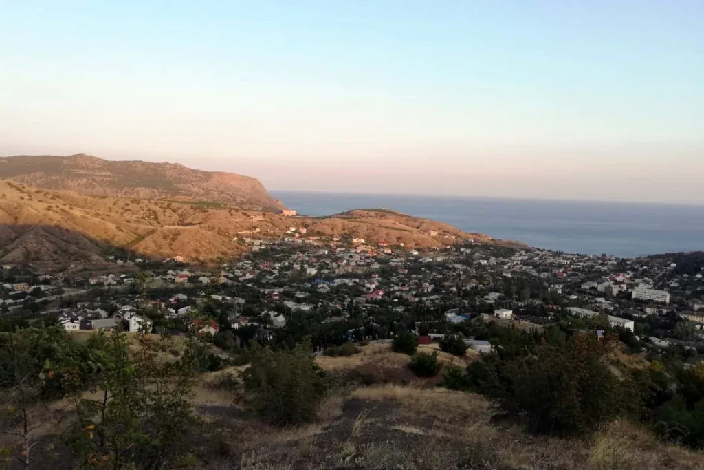 Панорама Морского Морское Крым панорама